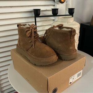 Children’s Size 13 Brown Lace Up Uggs Boots